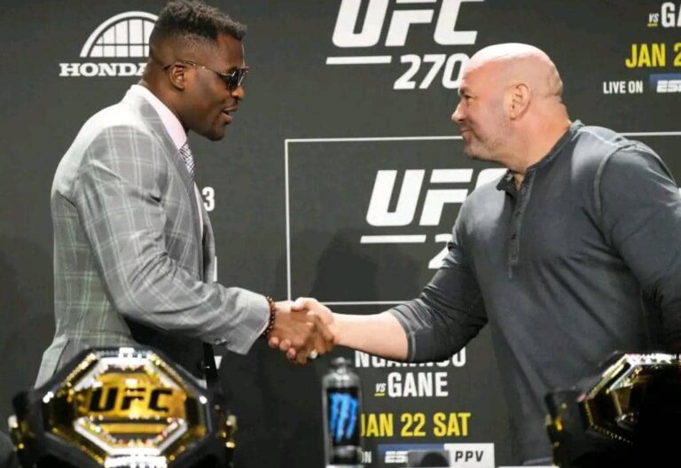 Dana White se confie sur sa relation avec Francis Ngannou : entre accusations et vieux différends