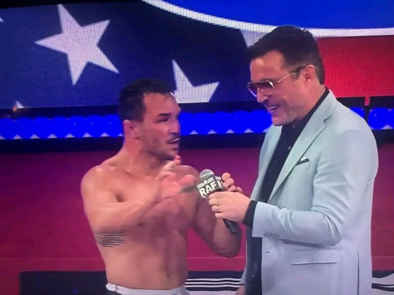 Michael Chandler révèle l’enjeu majeur de son combat contre McGregor à la Maison-Blanche