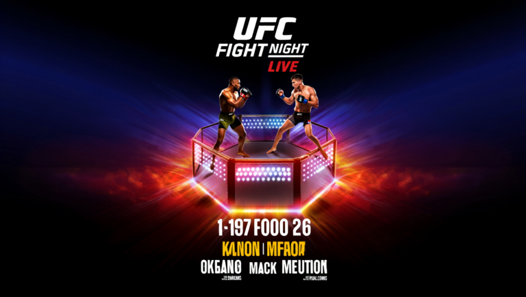 UFC Fight Night : un combat principal exceptionnel diffusé sur Paramount